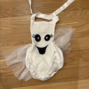 Adorable Ghost Costume with Tulle Skirt